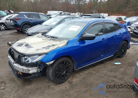 2018 Honda Civic Sport из США, поврежденный, VIN SHHFK7H44JU207528